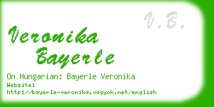 veronika bayerle business card